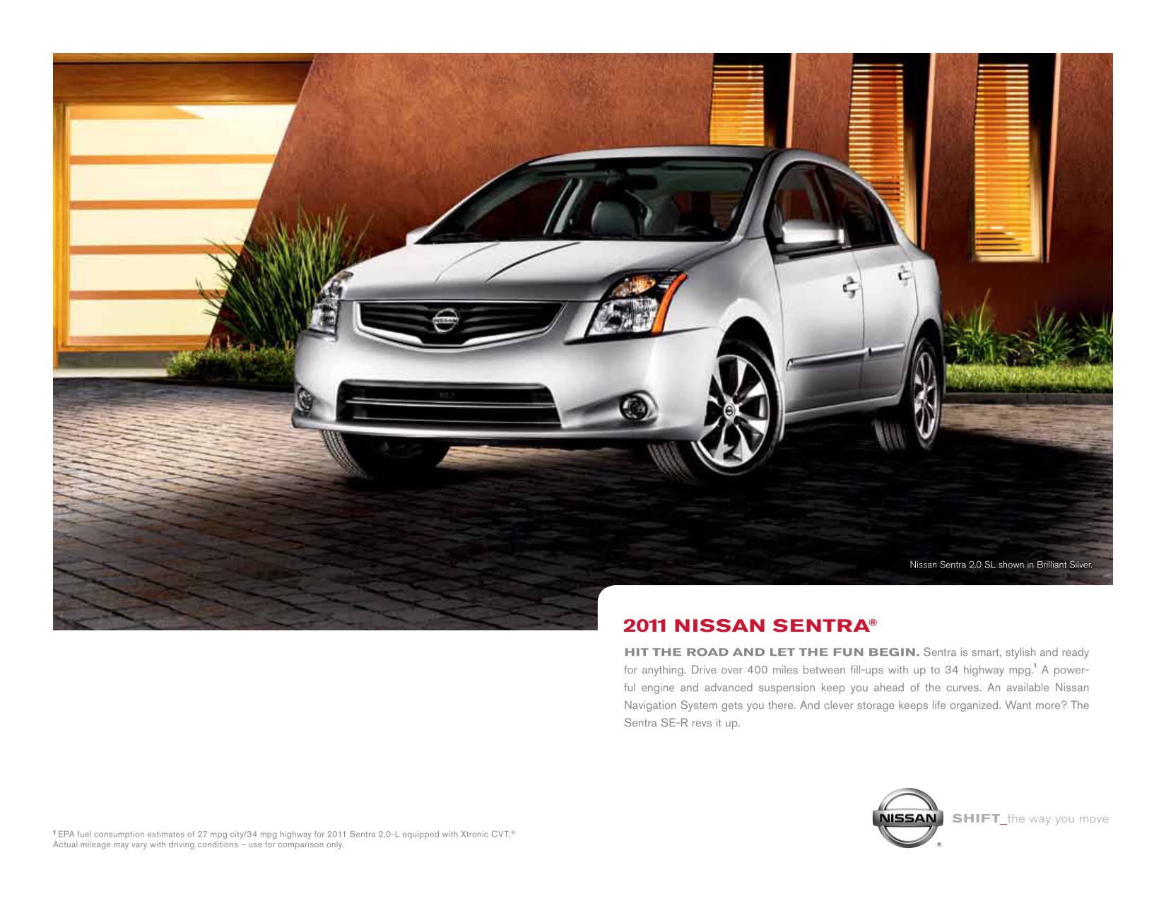 2011 Nissan Sentra Brochure
